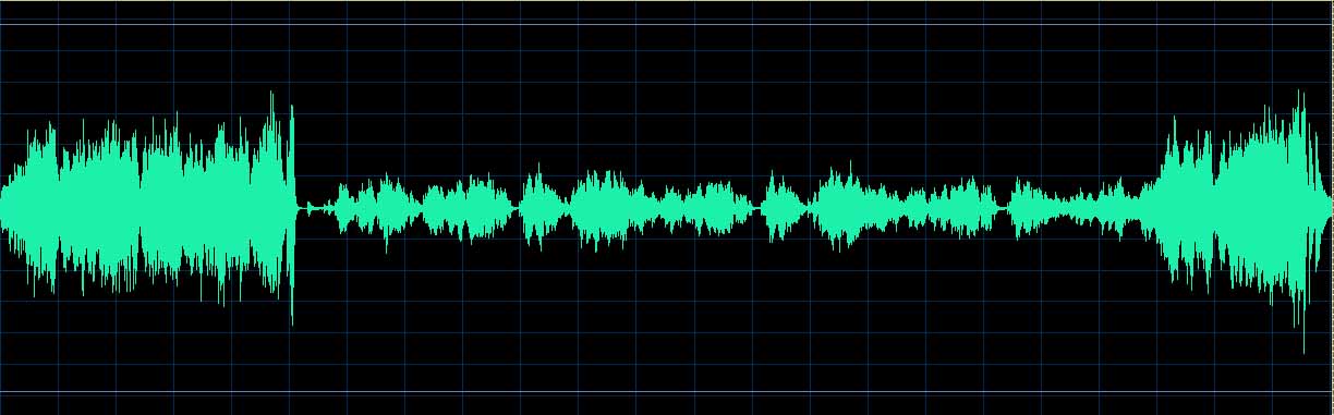 Hatto waveform (Track 22)