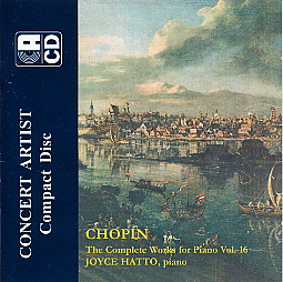 Hatto Chopin Vol. 16 cover
