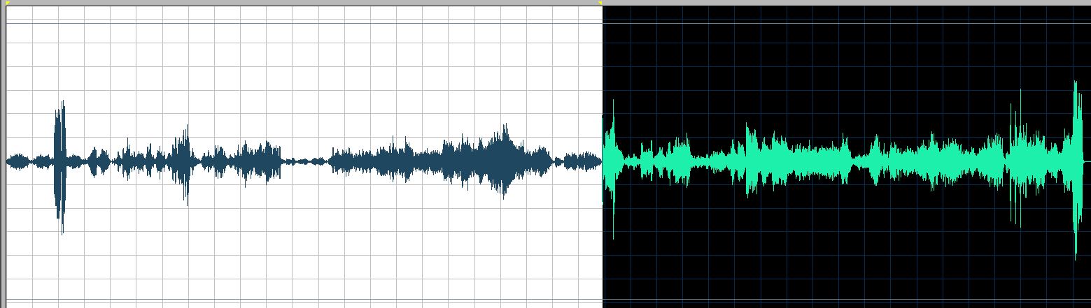 Dichter waveform