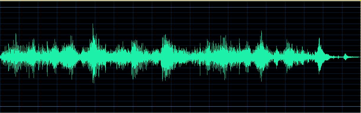 Hatto waveform (Track 16)